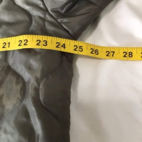 Zero Foxtrot Green/Gray Quilted Hooded Men's Jacket - Picture 11 of 12